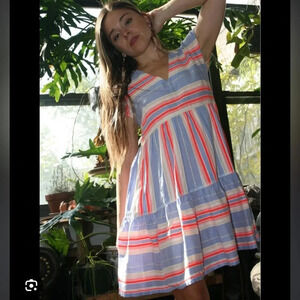 Lemlem Fiesta Dress Lavender xs